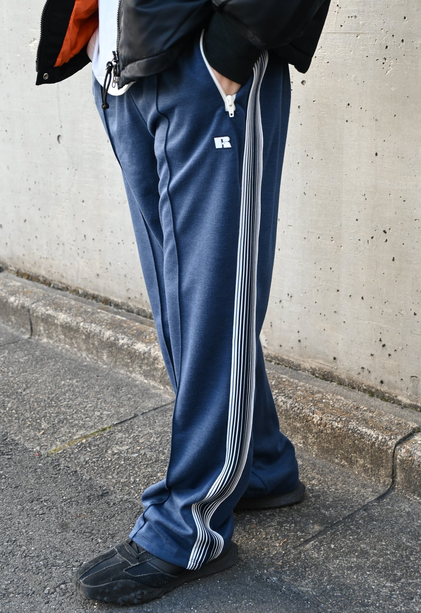 RUSSELL ATHLETIC Classic Jersey Track Pants【残NAVY M1点】