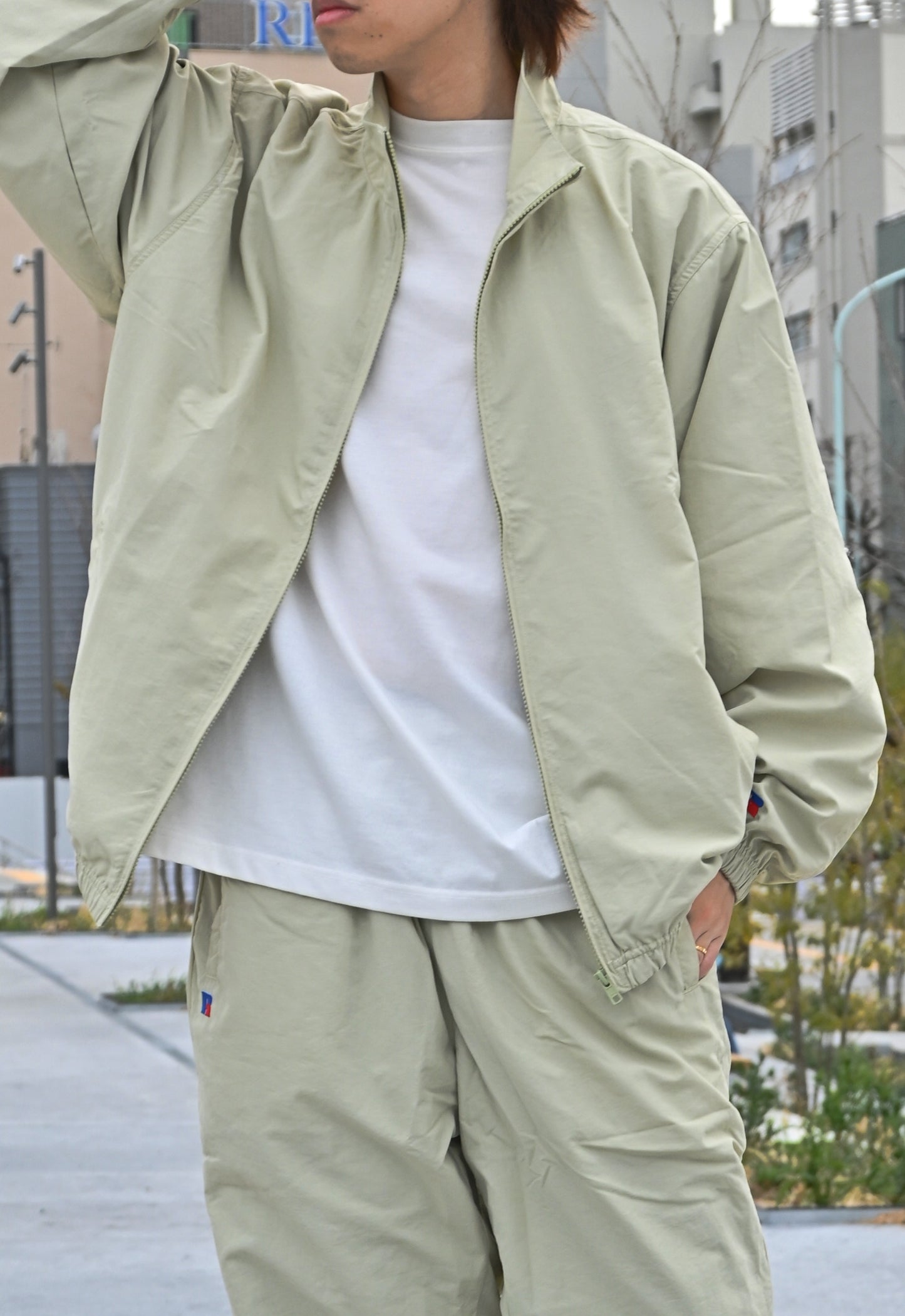 RUSSELL ATHLETIC Nylon Tussah Classic Training Jacket