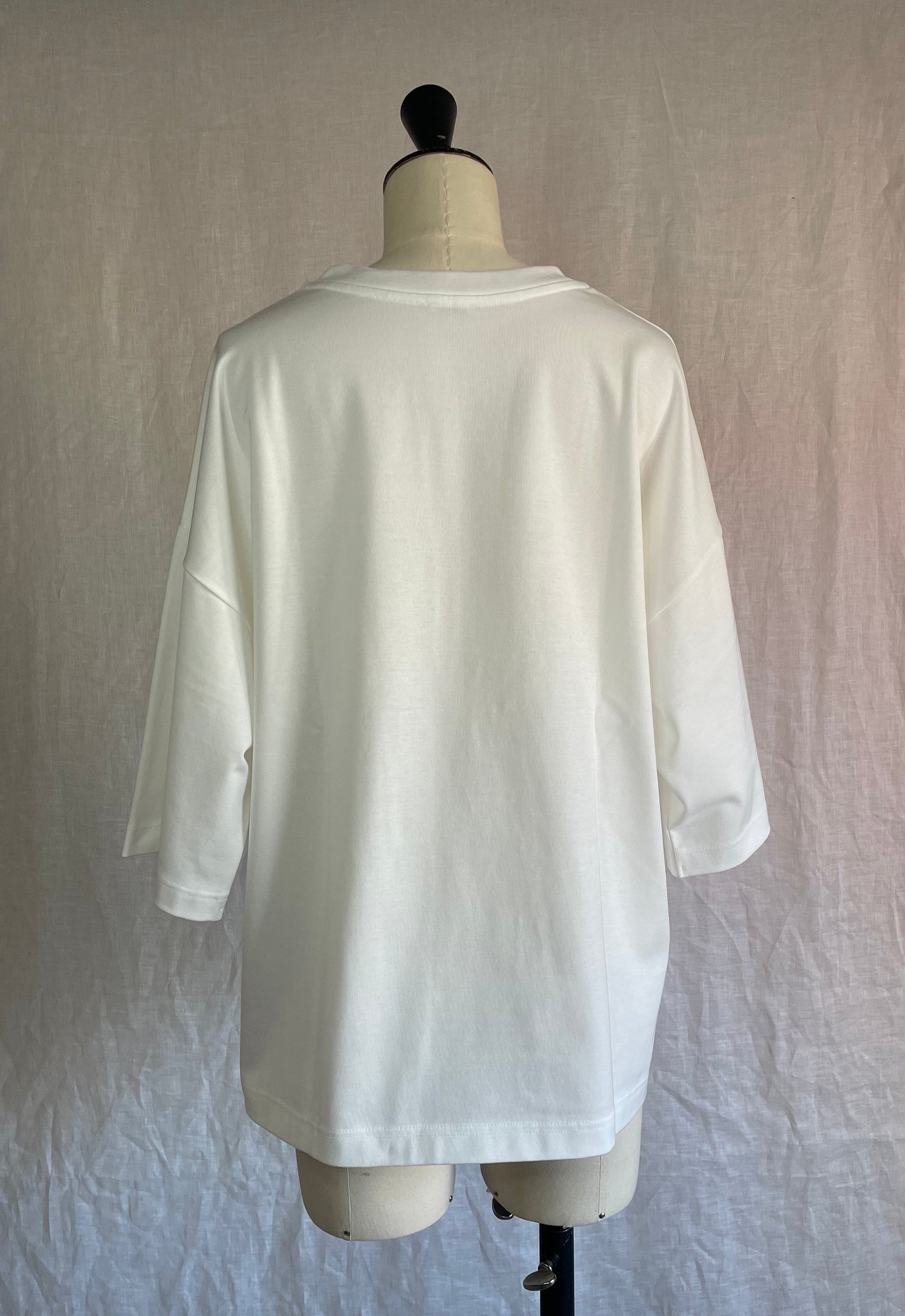 drawell LOGO PRINT T【WHITE/GRAY】