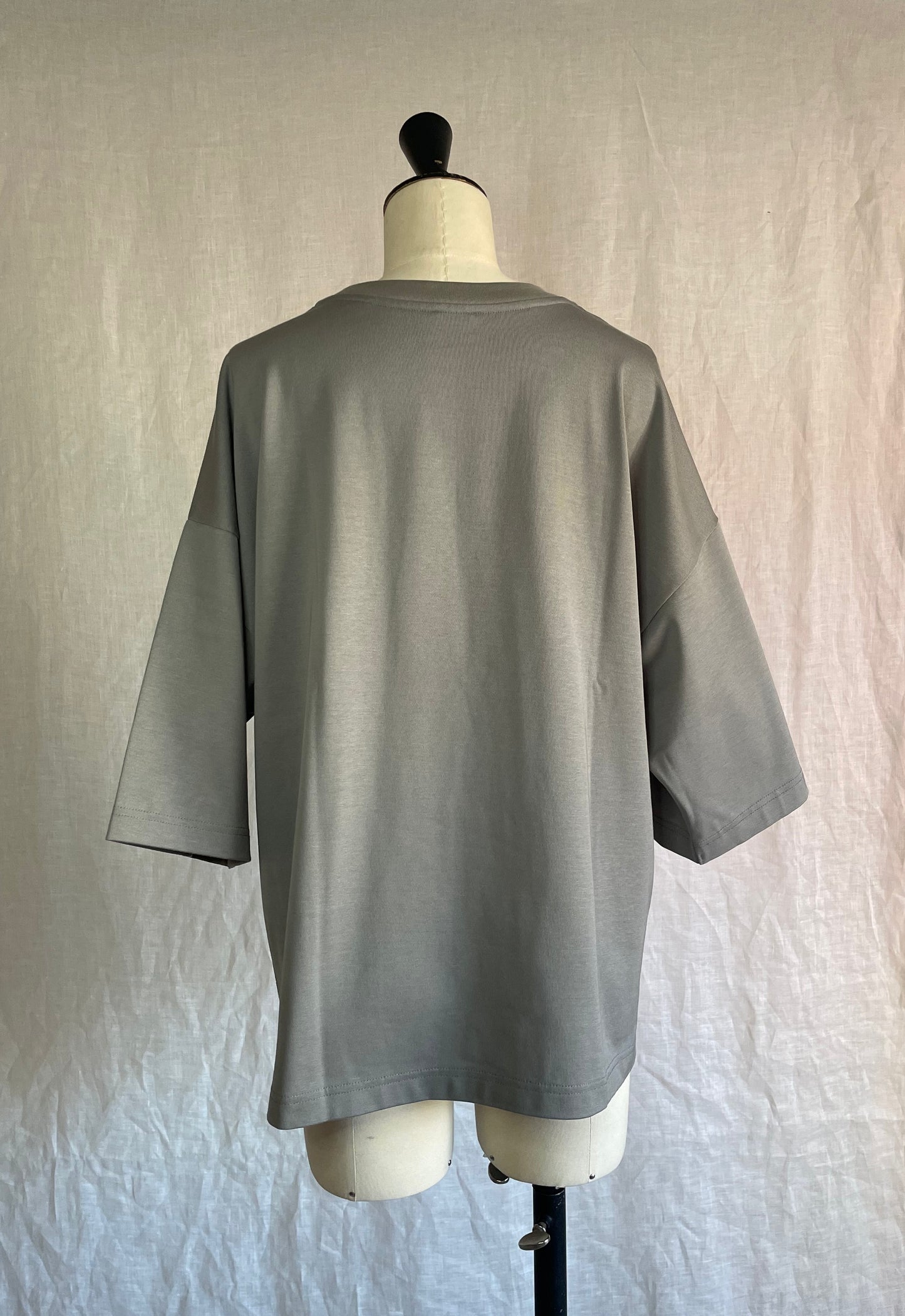 drawell LOGO PRINT T【WHITE/GRAY】
