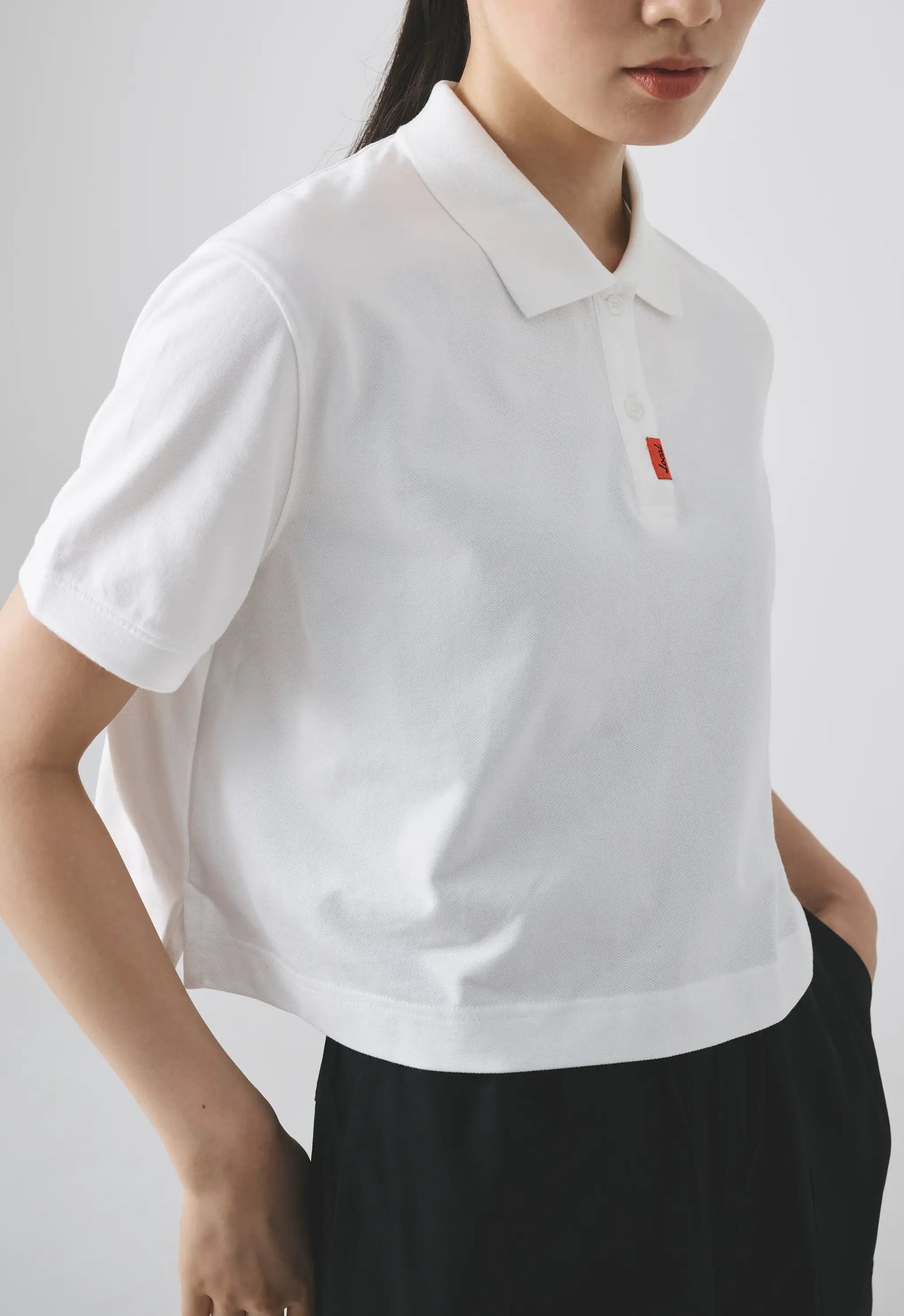Local GOLF Basic Short S/S POLO【WHITE】