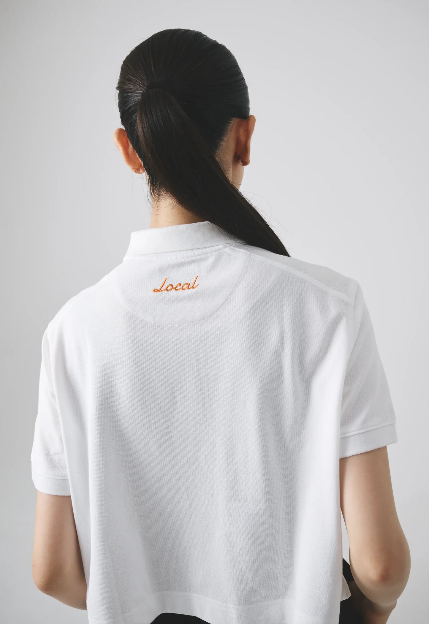 Local GOLF Basic Short S/S POLO【WHITE】