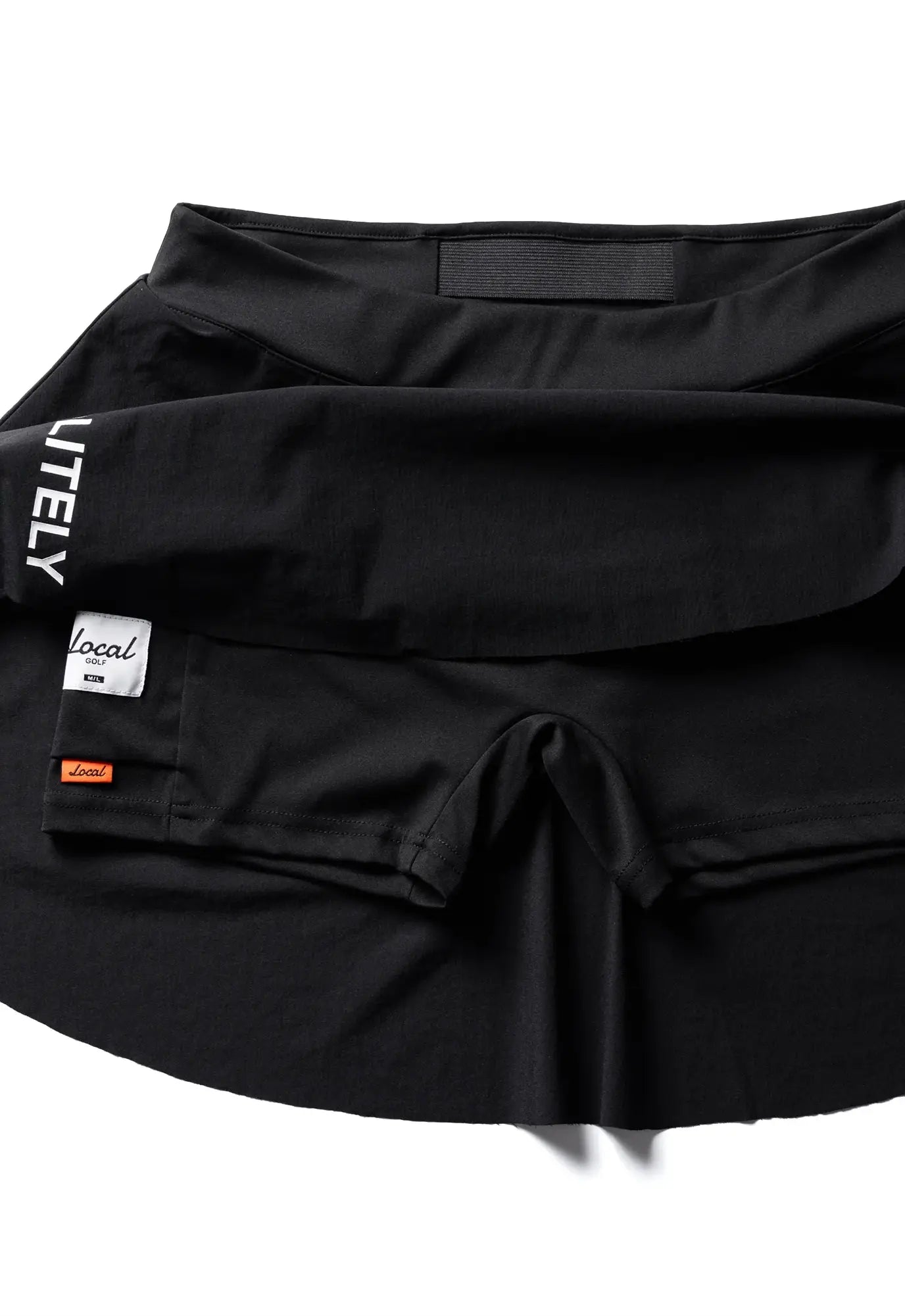Local GOLF Stretch Nylon Golf SKIRT 【BLACK】