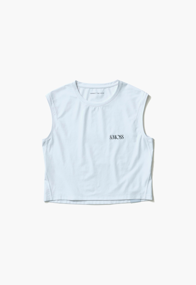 &MOSS 【クーポン割引】SMOOTH TOUCH BACKPRINT CROPPED T-SHIRTS(W)