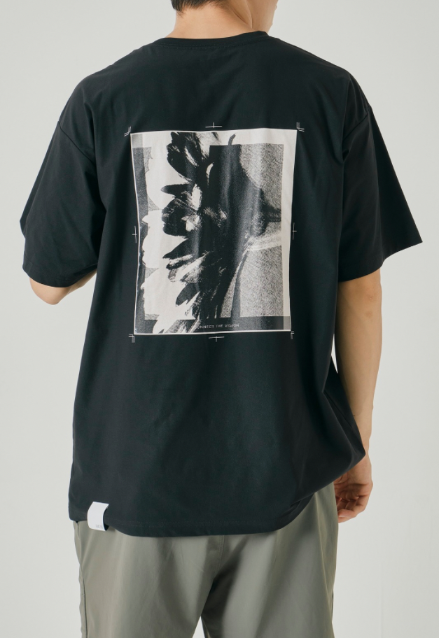 &MOSS 【クーポン割引】DRY TOUCH BACKPRINT T-SHIRTS