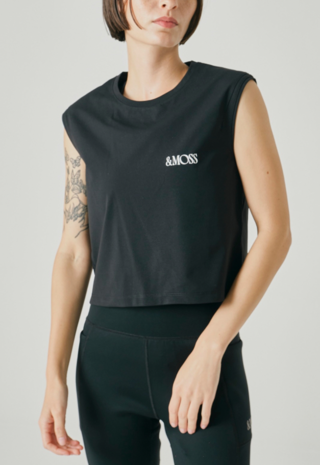 &MOSS 【クーポン割引】SMOOTH TOUCH BACKPRINT CROPPED T-SHIRTS(W)