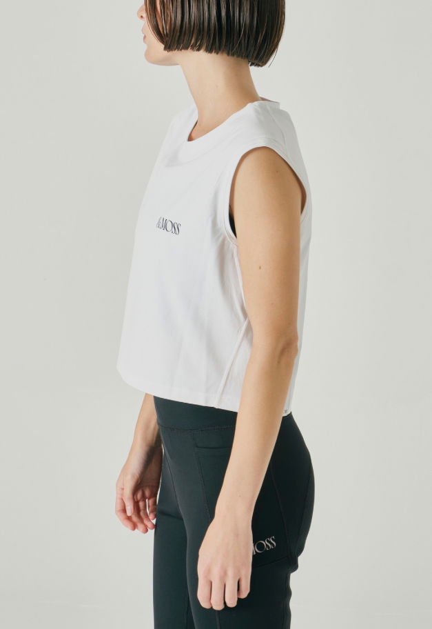 &MOSS 【クーポン割引】SMOOTH TOUCH BACKPRINT CROPPED T-SHIRTS(W)