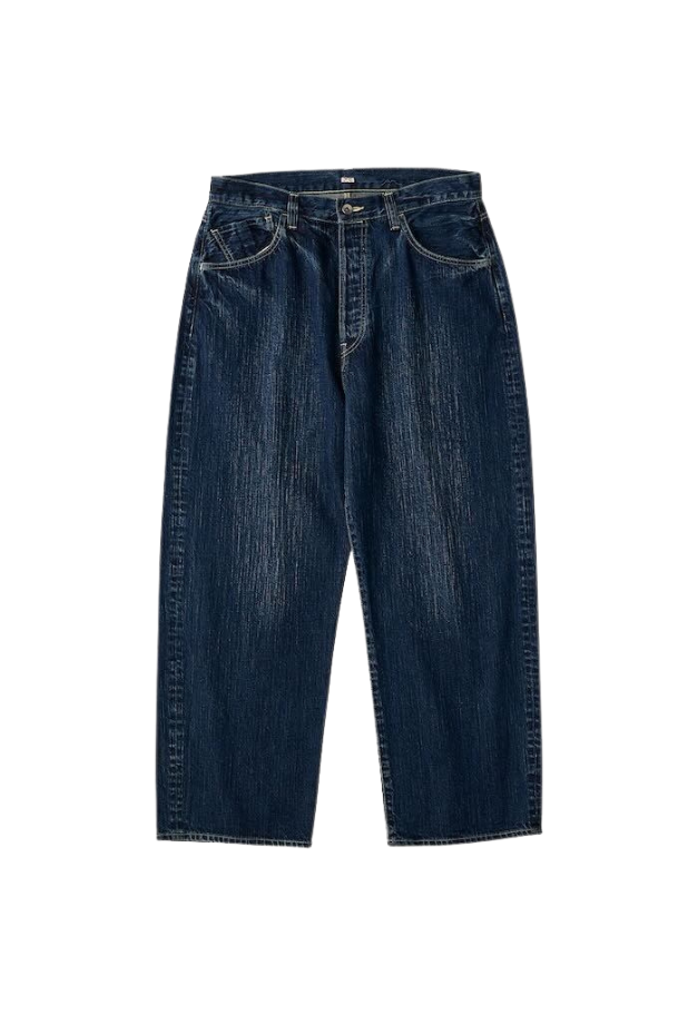 PORTER CLASSIC STEINBECK DENIM PANTS【NAVY/UNISEX 残各1点】