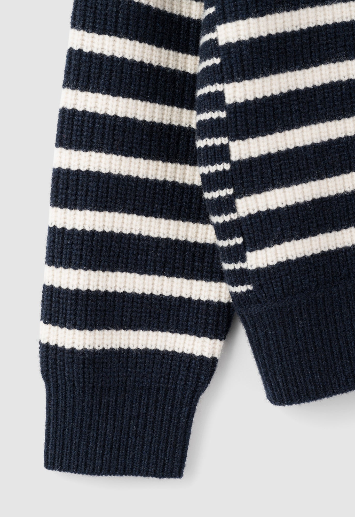 ANNUAL STRIPED POLO SWEATER
