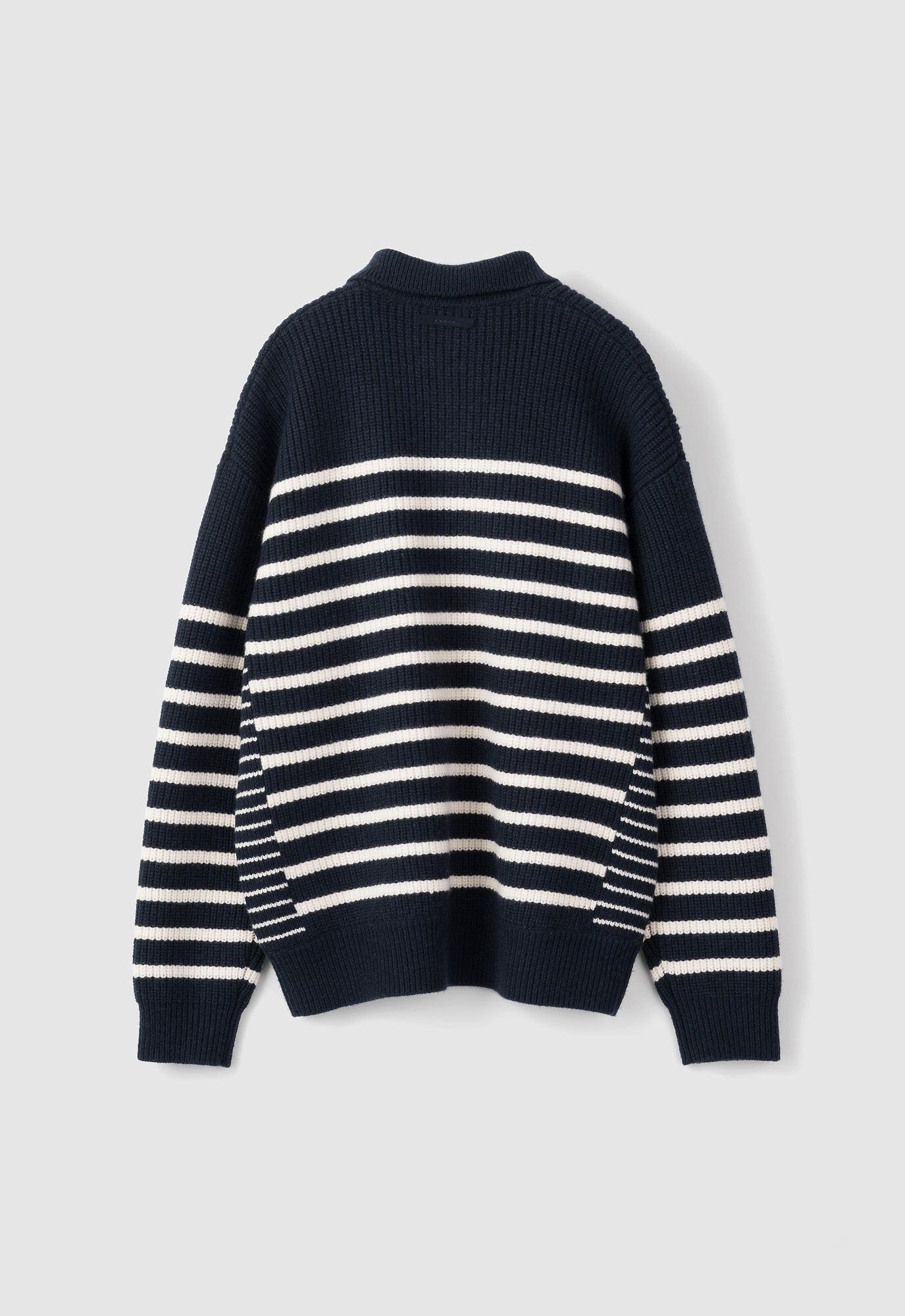 ANNUAL STRIPED POLO SWEATER