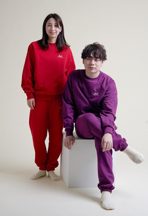 Healthknit×ilwil ユニセックスクラシッククルー