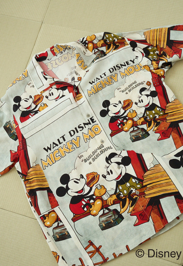 PORTER CLASSIC DISNEY COLLECTION ALOHA SHIRT【UNISEX】