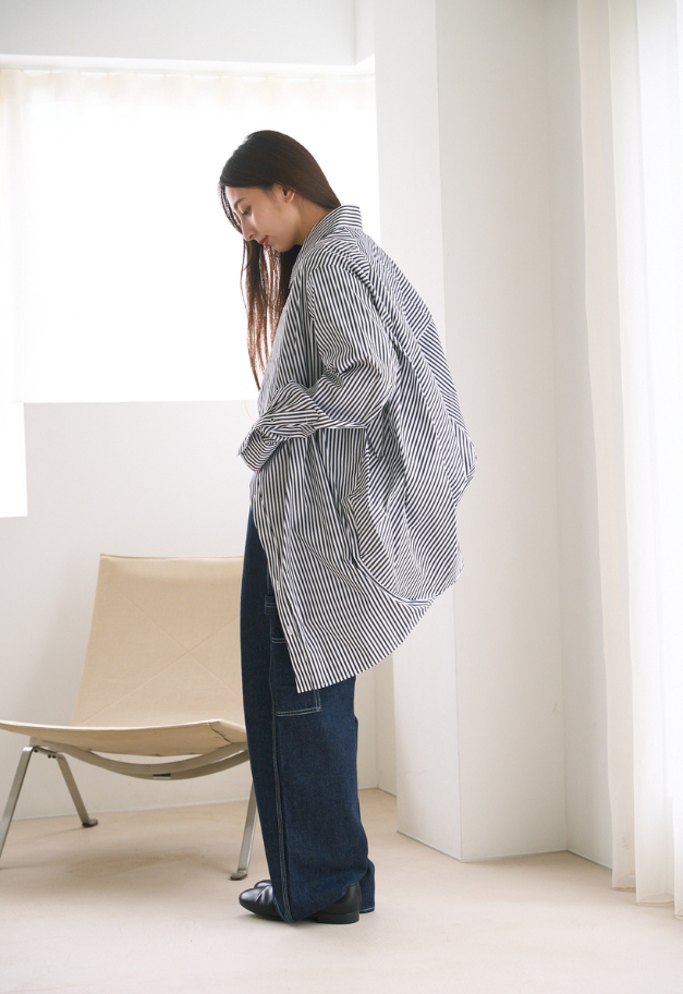 ANREALAGE BALL STRIPE SHIRT【UNISEX】