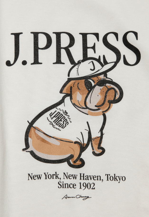 J.PRESS【AaronChang/UNISEX】ILLUST-T