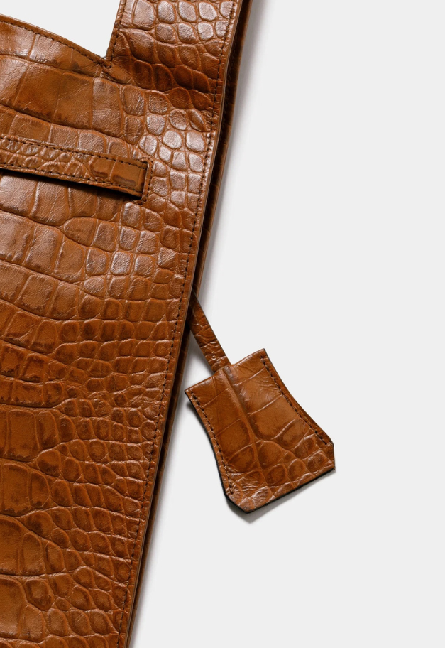beautiful people croco emboss large market bag【PRE-ORDER】