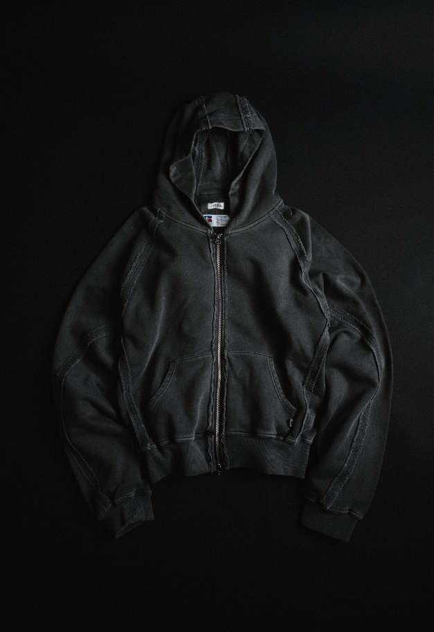 JieDa RUSSELL×JieDa Campus Sweat Zip Hoodie【予約商品】