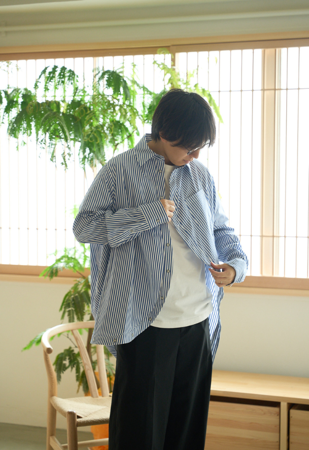 ANREALAGE BALL STRIPE SHIRT【UNISEX/※無くなり次第、価格改定※】