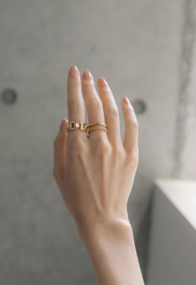 Scat "Chain" link ring(GOLD)