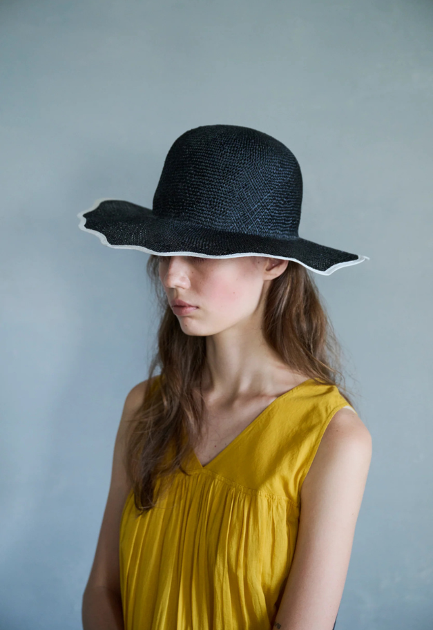 TAH scalloped hat