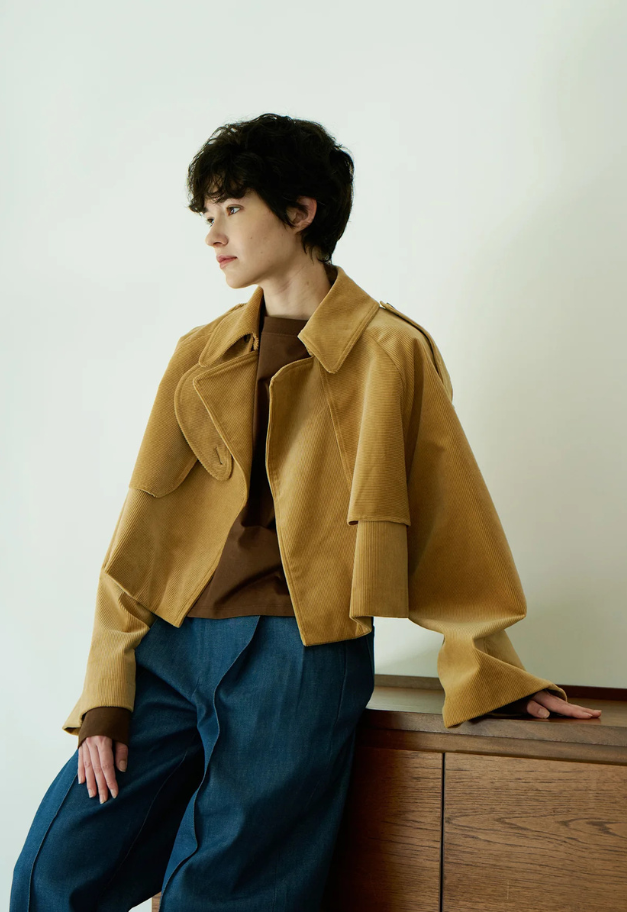 Nicolas Jenson 16w cotton corduroy short jacket【UNISEX】