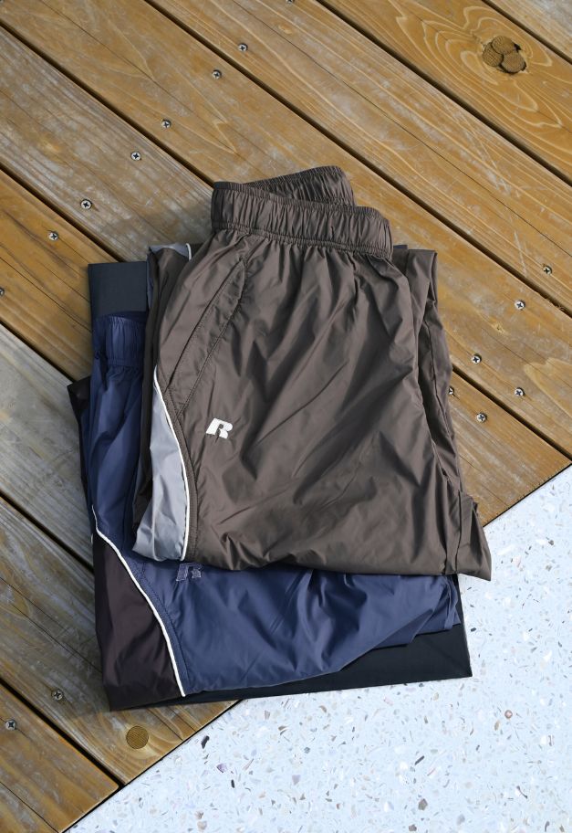 RUSSELL ATHLETIC Nylon Training Pants 24FW【TAUPE/BLUE】