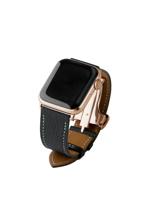 ◆[バイバック保証] DEMIU Apple Watchレザーバンド（42/45/46/49mm対応）