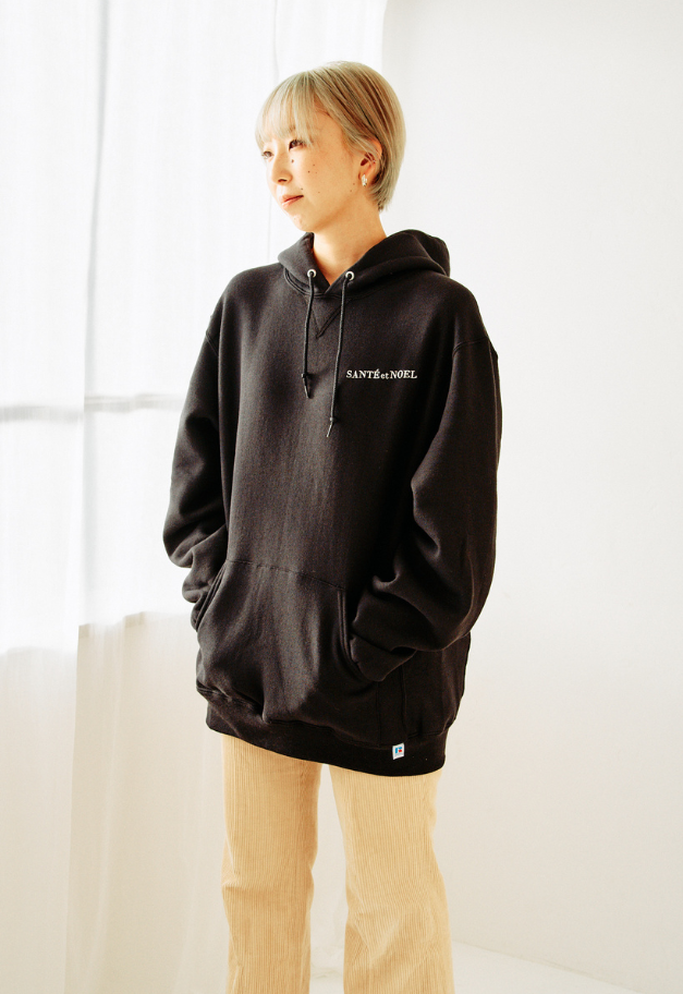 [Special order] RUSSELL ATHLETIC logo embroidered sweatshirt hoodie