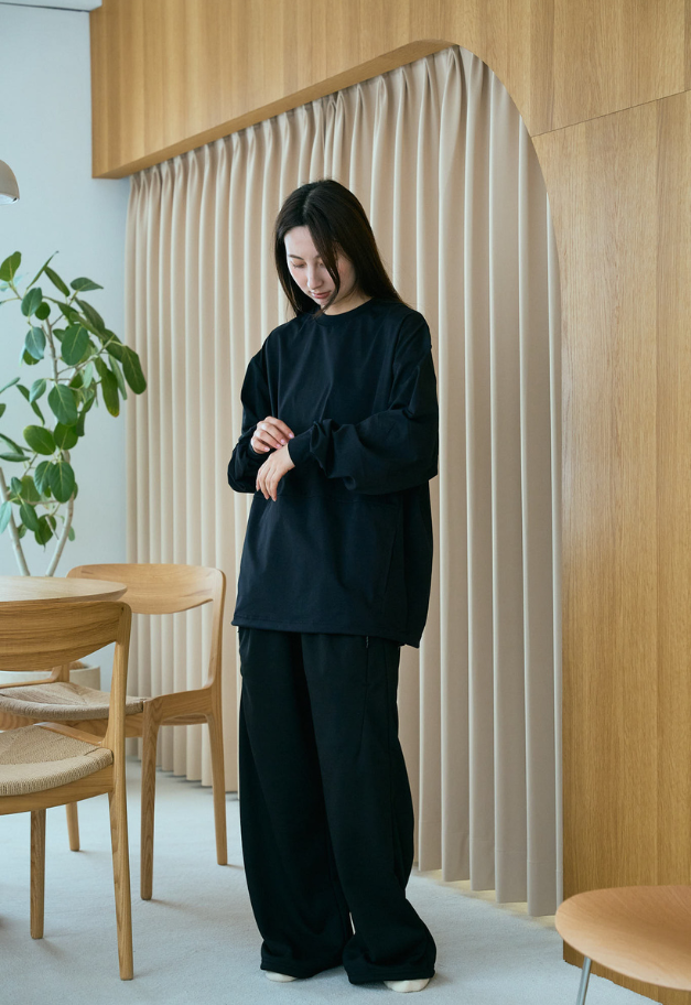 +phenix DRAWSTRING LONG SLEEVE TEE【UNISEX】