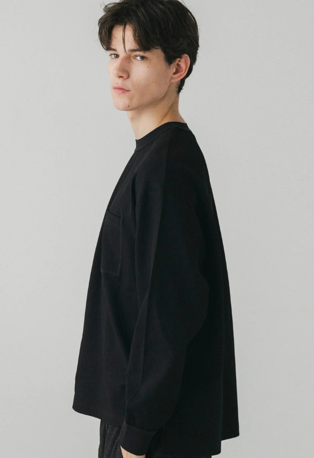 +phenix WAFFLE POCKET LONG SLEEVE TEE【予約商品/UNISEX】