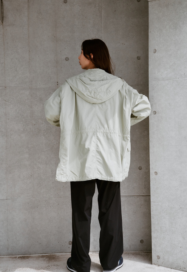 ARMY TWILL Nylon OX Hooded Coat