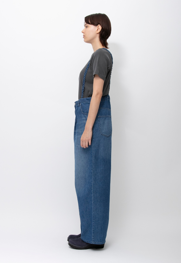 JOHNBULL DENIM SUSPENDER TANK PANTS