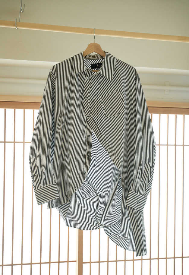 ANREALAGE BALL STRIPE SHIRT【UNISEX/※無くなり次第、価格改定※】