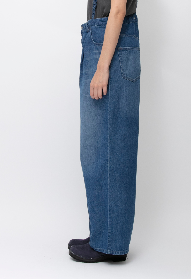 JOHNBULL DENIM SUSPENDER TANK PANTS