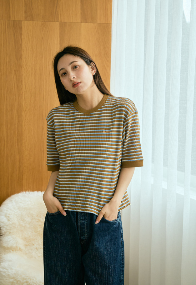 Healthknit Multi Waffle Crewneck