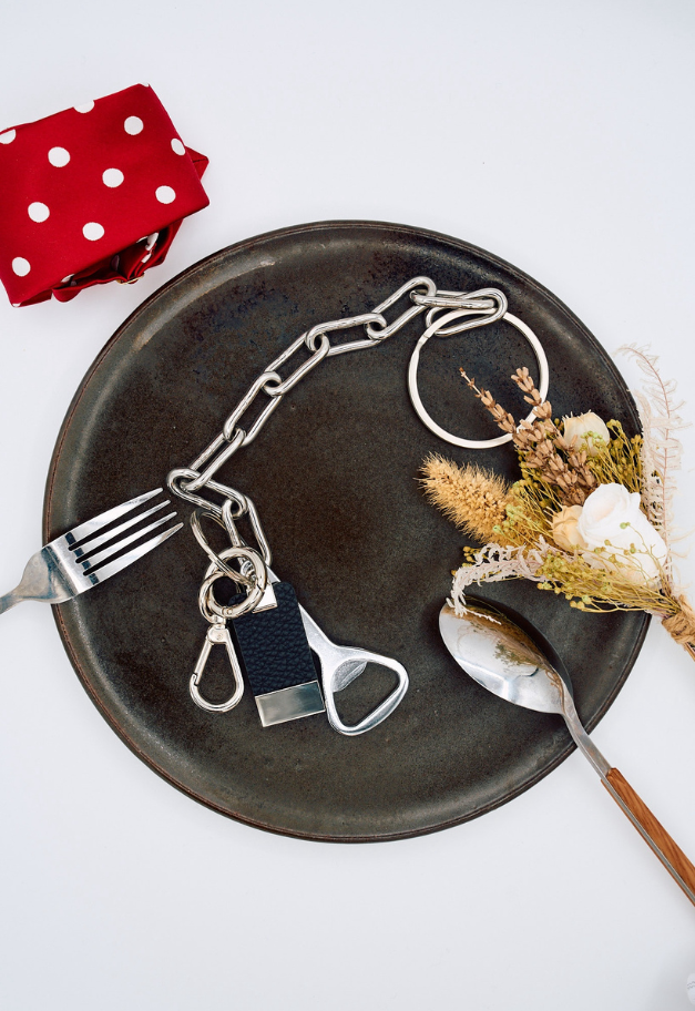 ITTI CRISTY POLICE CHAIN CHARM/DIPLO FJORD