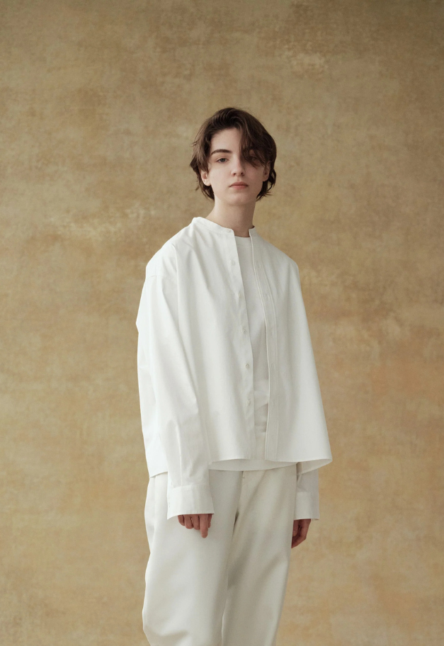 Nicolas Jenson [tuning] no collar shirt 【UNISEX:short/regular】