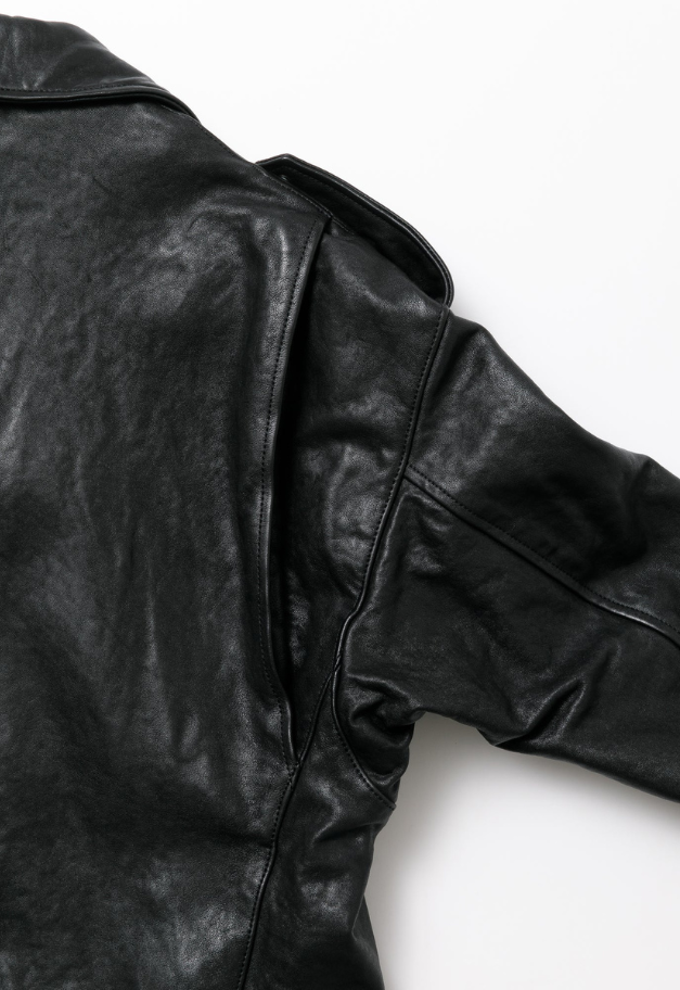 beautiful people shrink leather relax riders jacket【予約商品】