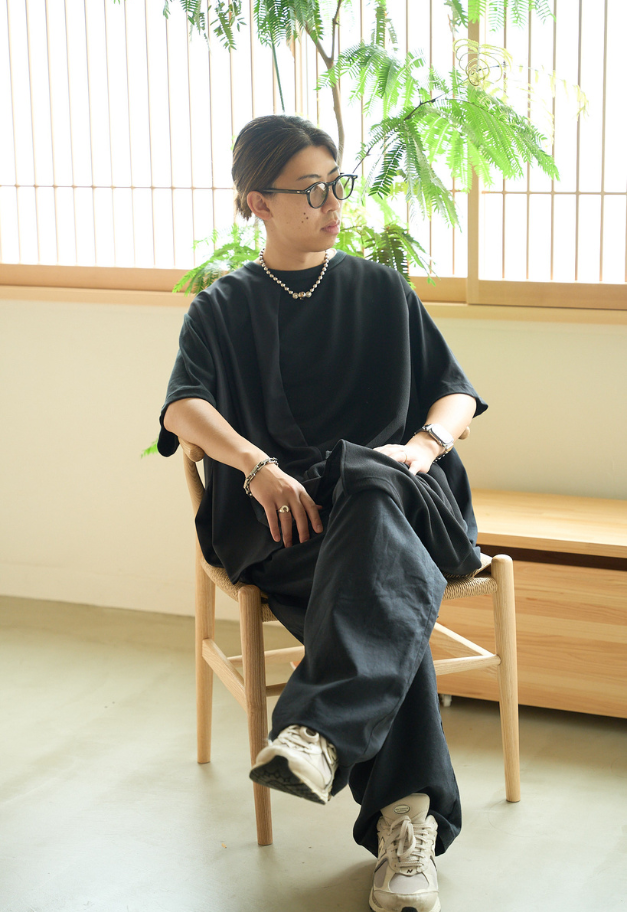 ANREALAGE BALL MULTI TEXTILE TEE【UNISEX】