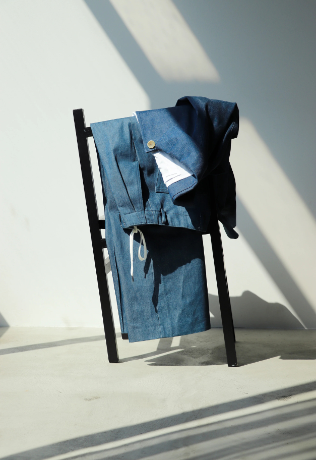 Nicolas Jenson 【TUNING】DENIM WIDE SLACKS