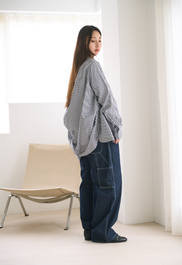 ANREALAGE BALL STRIPE SHIRT【UNISEX】