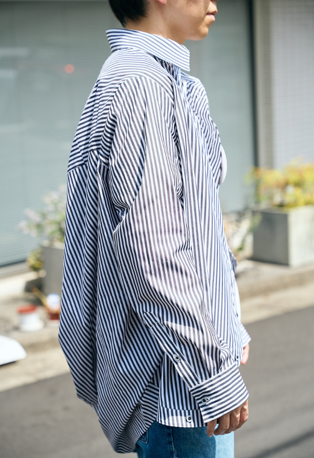 ANREALAGE BALL STRIPE SHIRT【UNISEX】
