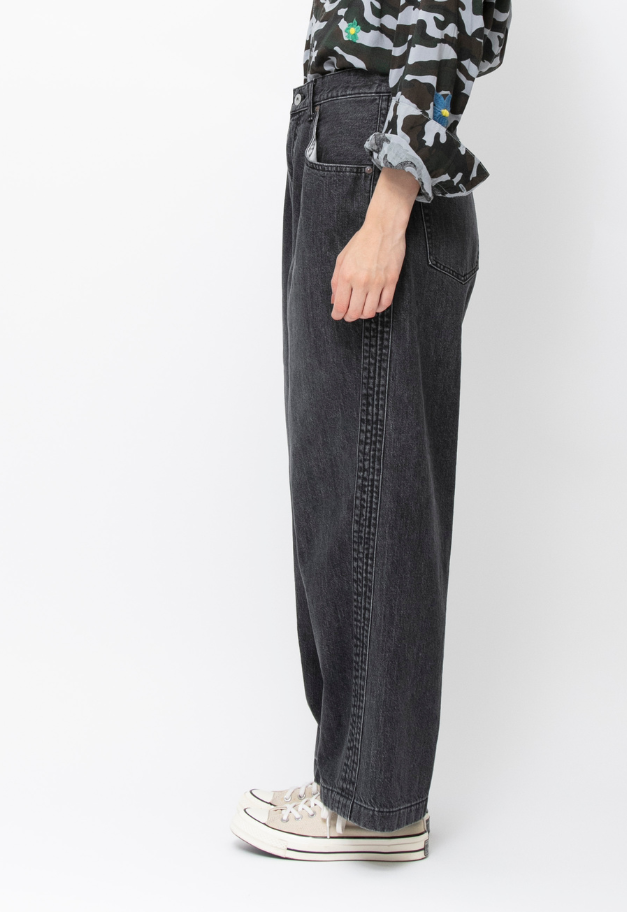 JOHNBULL DENIM STETCHING LINE PANTS