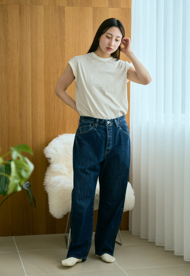 Healthknit Narrow Border Jersey Sleevless【WOMENS ITEM】