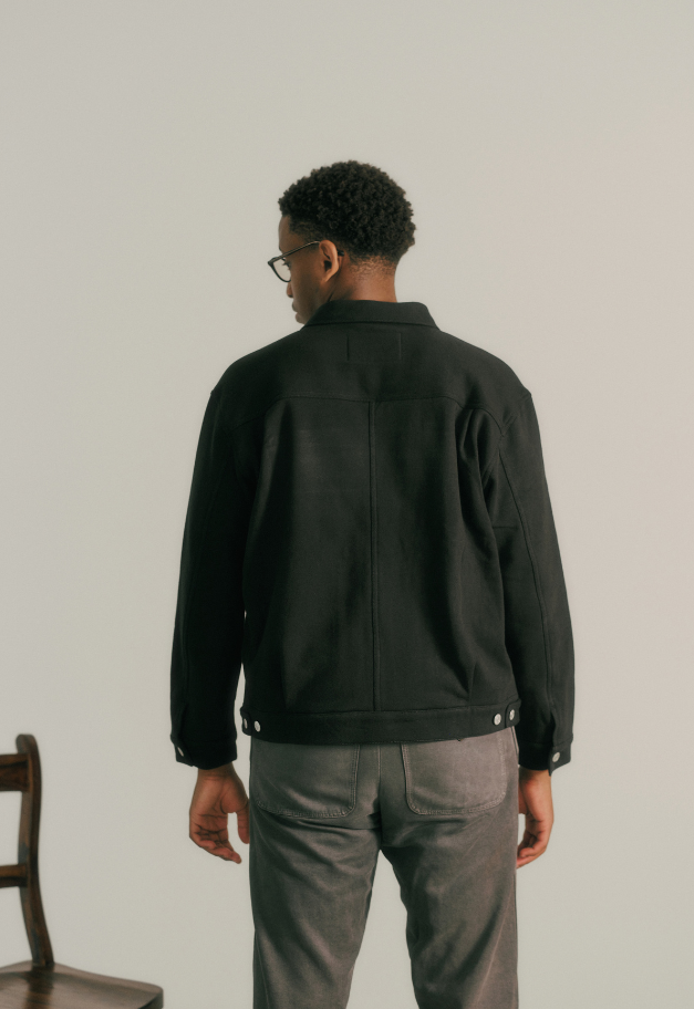 BerBerJin RUSSEL×BerBerJin Pro Cotton Loopback Terry Sweat Trucker Jacket