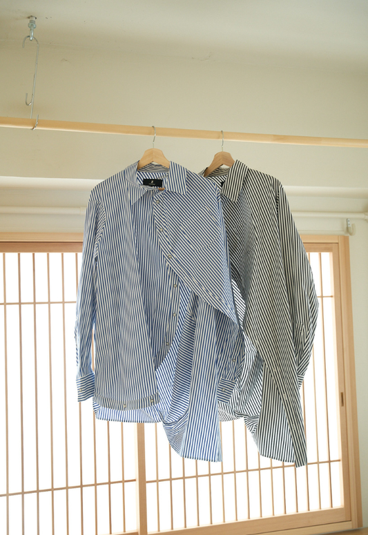 ANREALAGE BALL STRIPE SHIRT【UNISEX】
