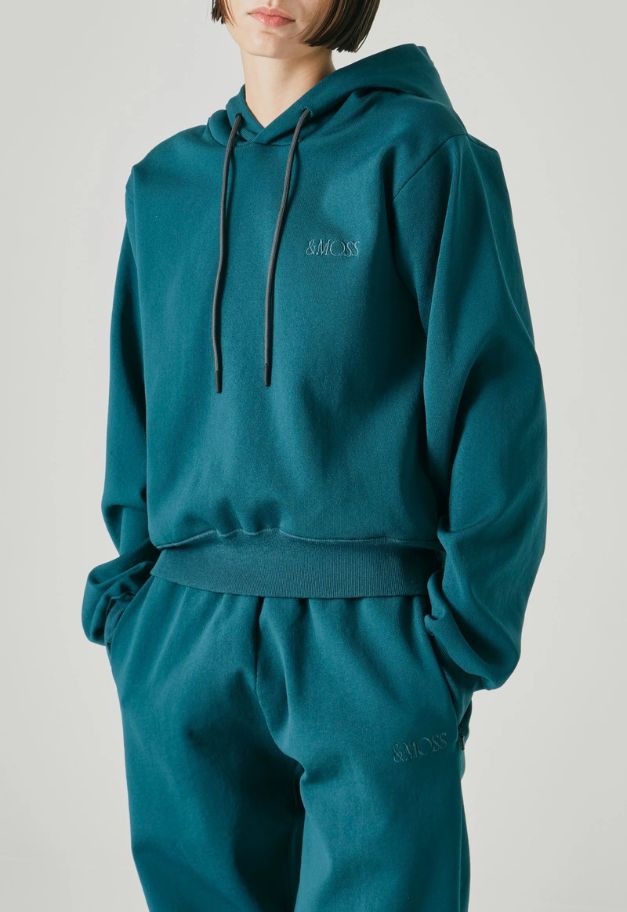 ◆[バイバック保証] &MOSS 【クーポン割引】COMFORT KNIT SHORT HOODIE(W)