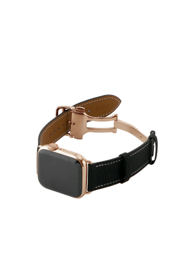 ◆[バイバック保証] DEMIU Apple Watchレザーバンド（42/45/46/49mm対応）