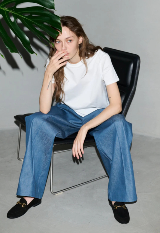 Nicolas Jenson 【TUNING】DENIM WIDE SLACKS