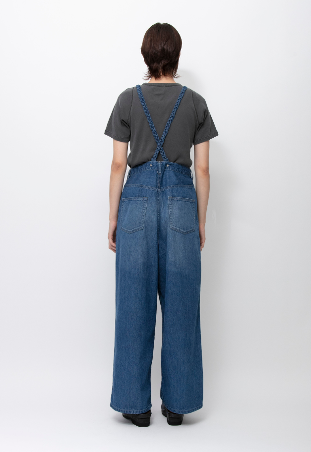 JOHNBULL DENIM SUSPENDER TANK PANTS