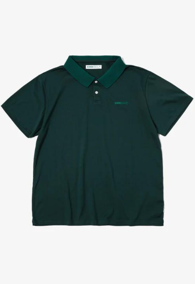 C'est Vingt-Trois GOLF GIZA COTTON POLO GOLF CLUB TEE【GREEN 残りL1点】